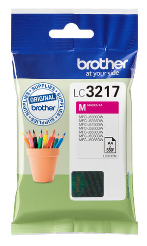 Brother LC-3217M ink cartridge 1 pc(s) Original Magenta Brother LC-3217M ink cartridge 1 pc(s) Original Magenta